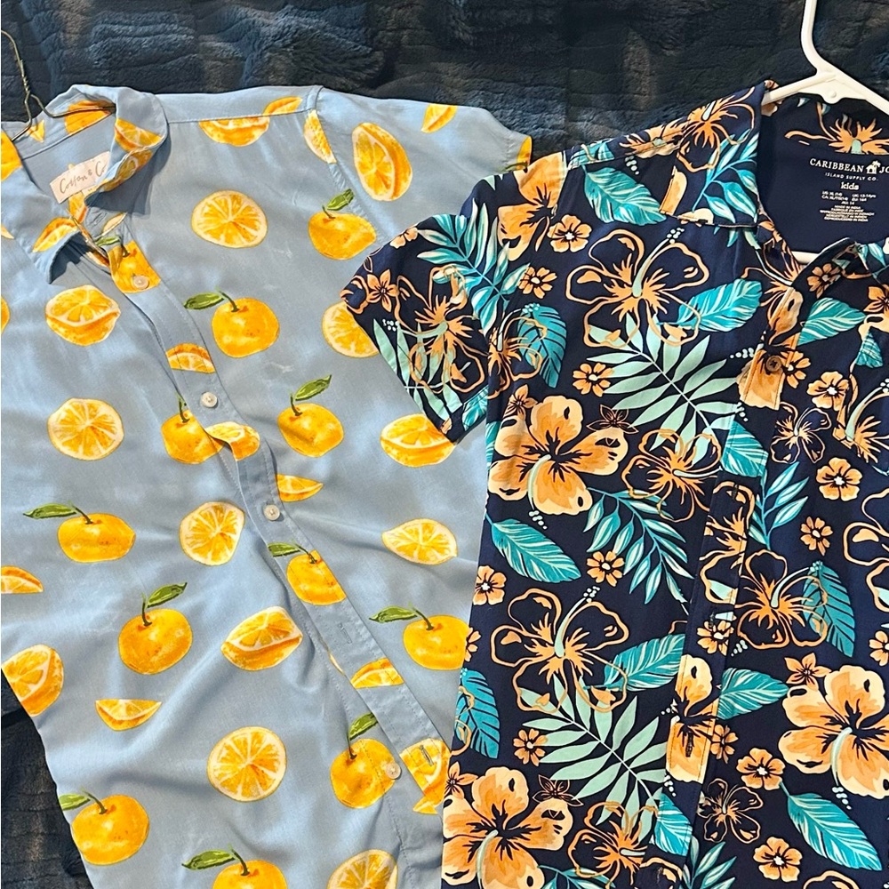 Bundle of Youth Hawaiin and Tropical Shirts
